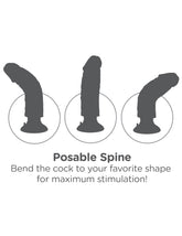 King Cock 7 Inch Vibrating Cock 17.8 Centimeter Vibrating Dong DONGS Vibrating